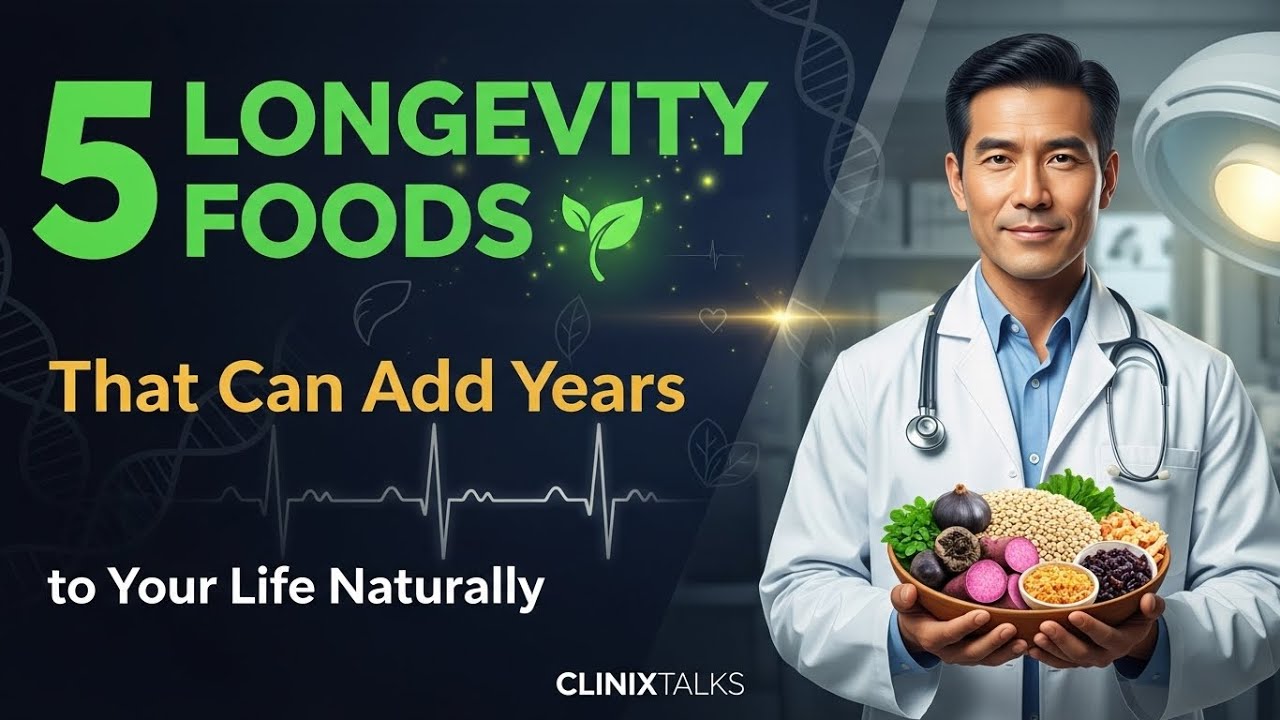 5 Longevity Foods You&rsquo;re Not Eating | Educational Content. @Healthtsy @NutriVibeHealthTips 
