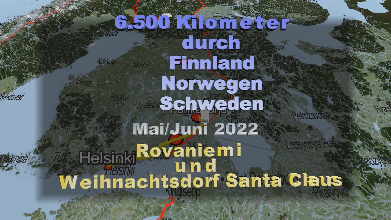 Finnland: Rovaniemi und das Weihnachtsdorf Santa Claus (4K).