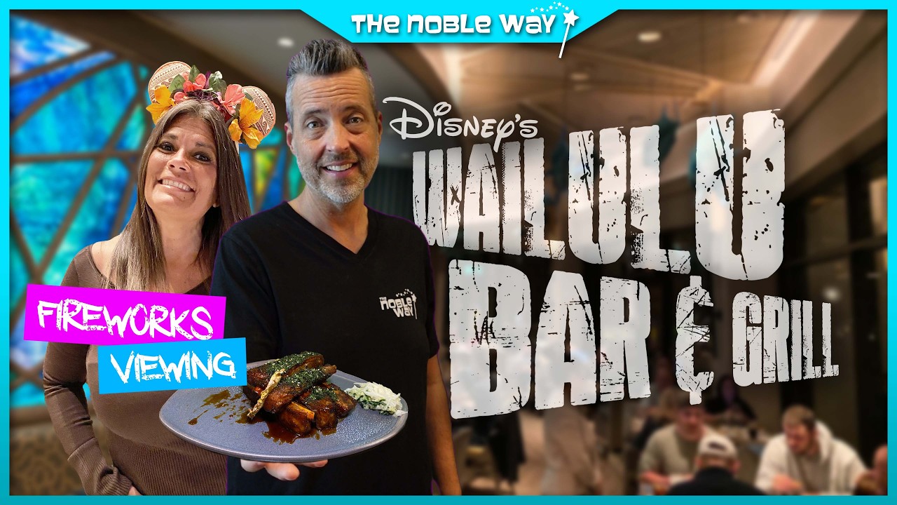 НОВЕЙШИЙ ресторан Диснея! Wailulu Bar & Grill в отеле Polynesian Resort: полный обзор! Вид на фей...