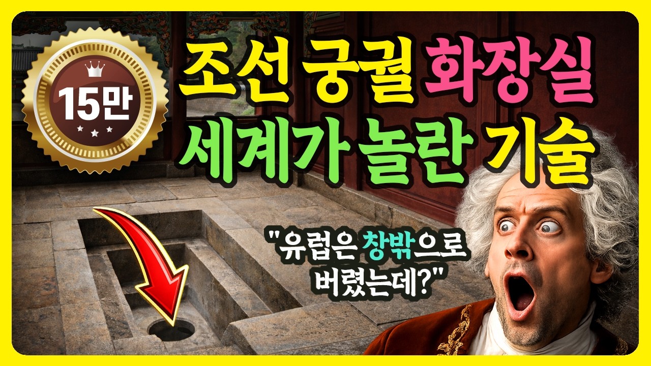 조선 궁궐의 3000명의 배설물, 유럽은 창밖으로 버렸다는데, 조선은? | 한국사