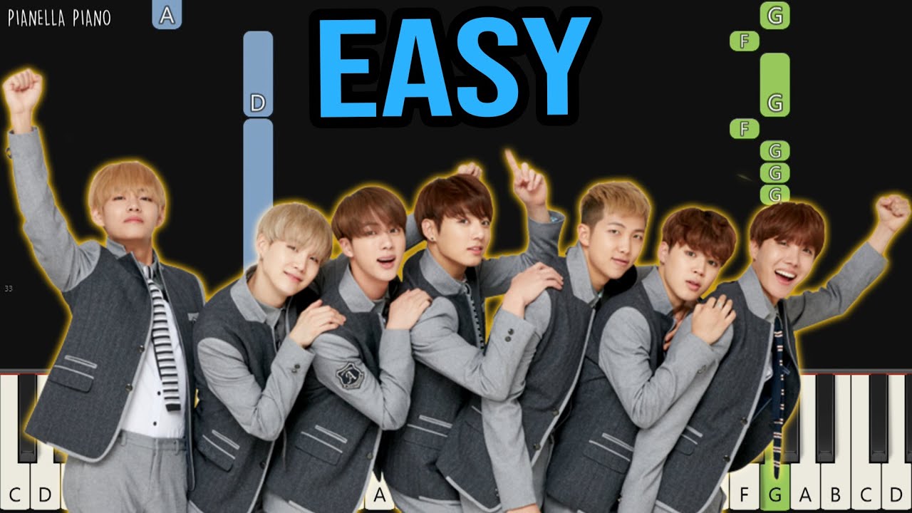 BTS - Fake Love | Piano Tutorial (EASY) by Pianella Piano