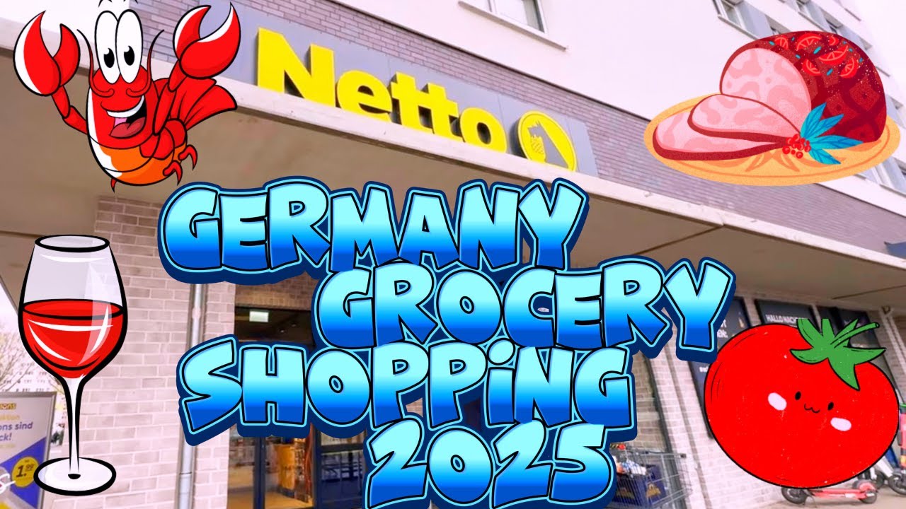 Berlin Supermarket Prices 2025 🇩🇪 | Netto Grocery Haul & Cost of Living in Germany
