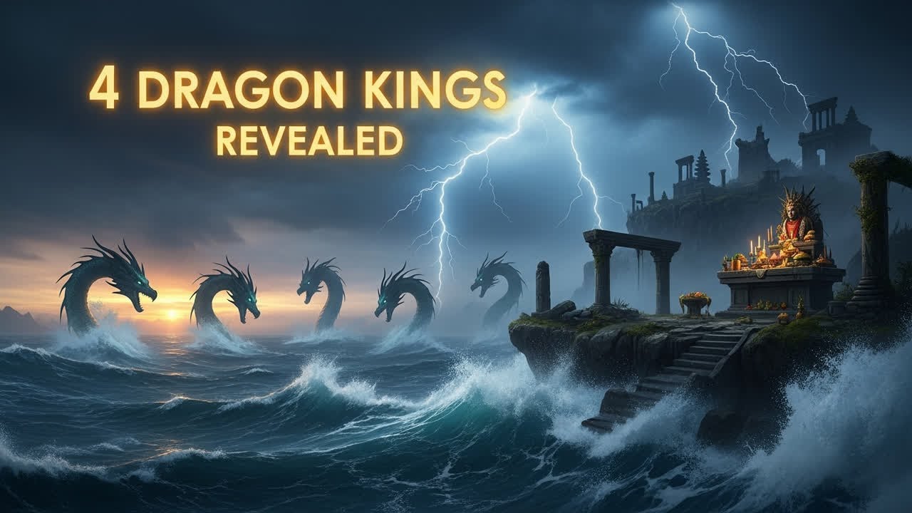 The Legend of the 4 Dragon Kings | Imperial Court of the Jade Emperor | Mythical Story