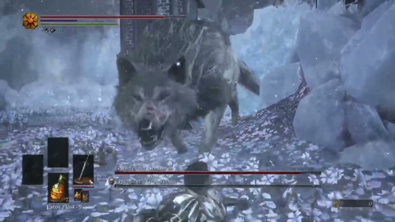 Dark Souls III - Champion's Gravetender & Greatwolf Gravetender