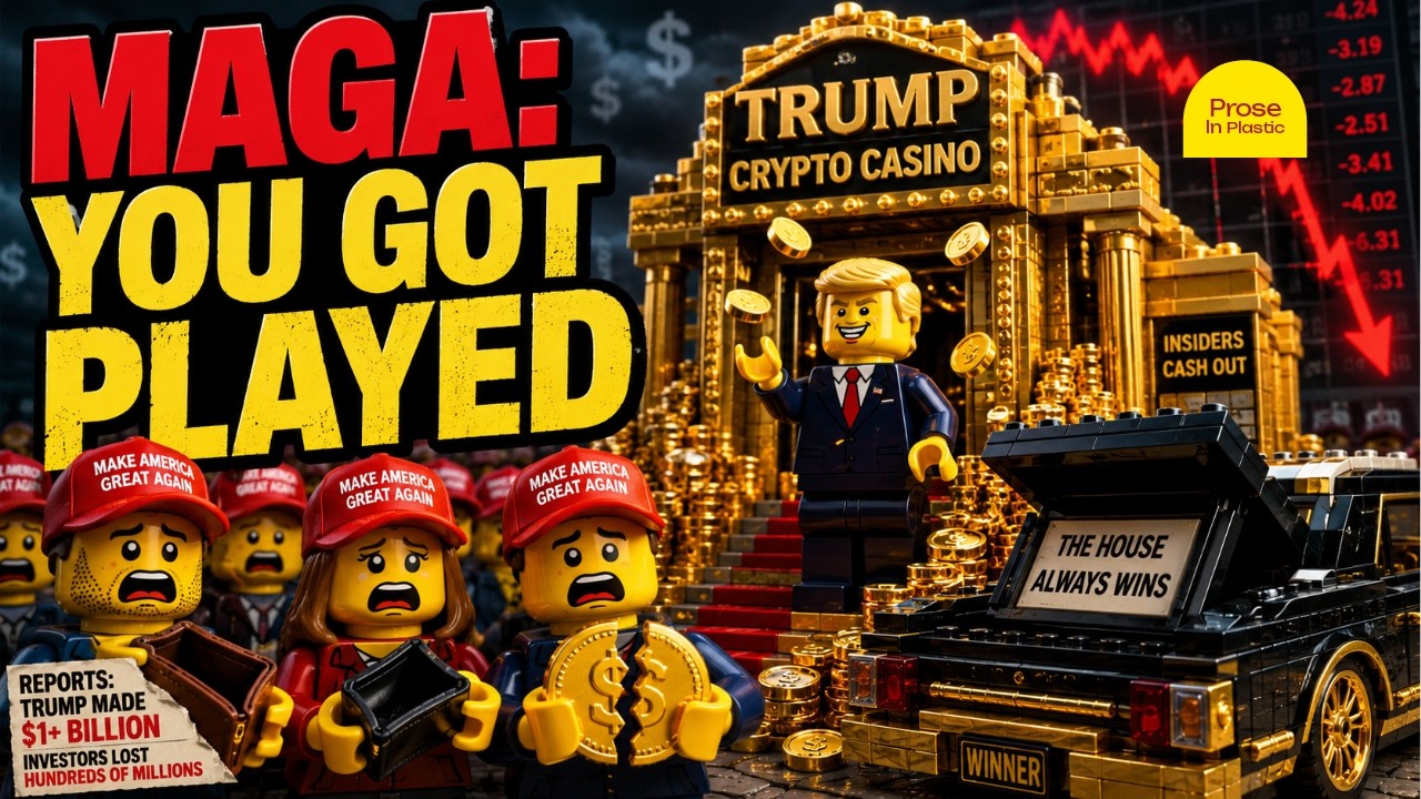 MAGA: ВАС ОБДУРИЛИ (Крипто-афера на миллиард долларов) | LEGO Рэп