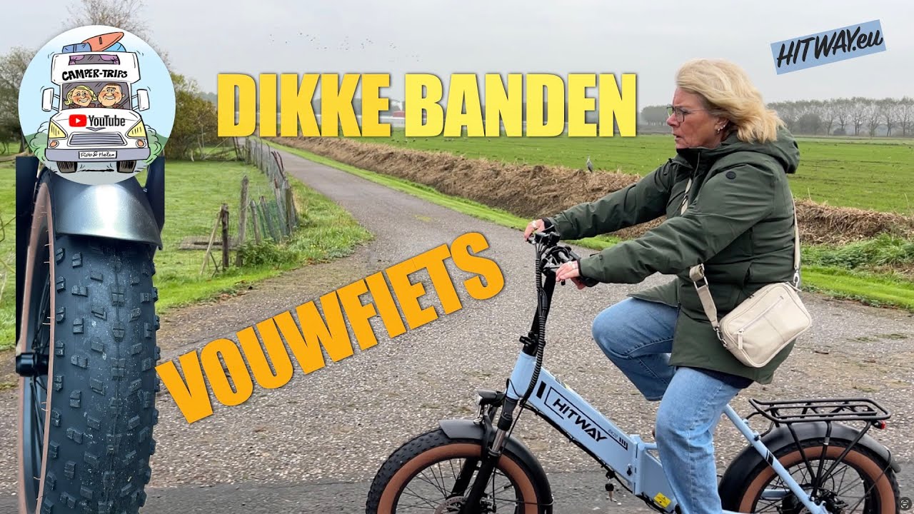 🛠️  DIKKE BANDEN ELECTRISCHE VOUWFIETS 