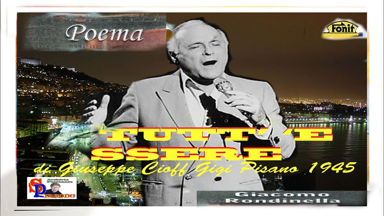 Giacomo Rondinella   - TUTT' 'E SSERE Poema 1976
