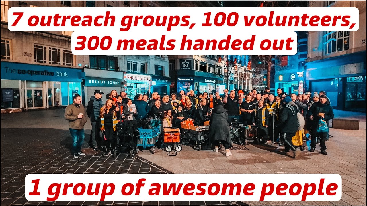 An epic night of feeding Liverpools homeless, what a night.