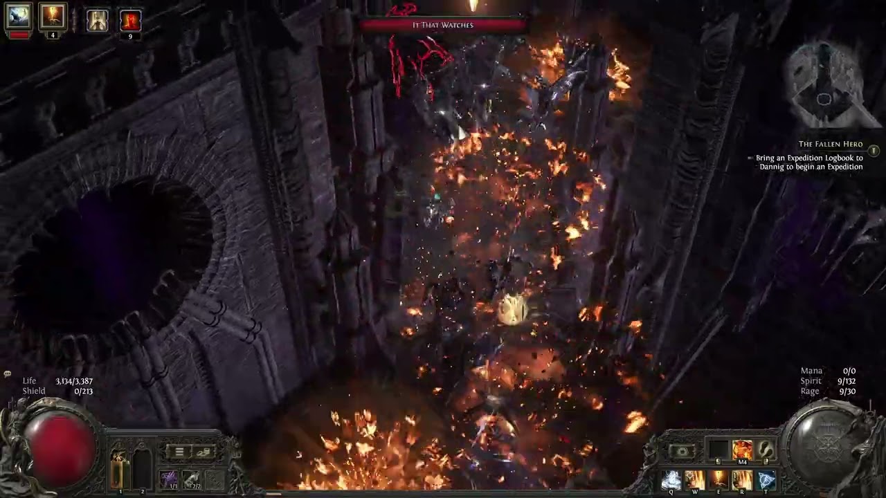 POE 2 0.2.0h Blueflame Ballista - Testing Deepest Tower Setup vs Tier 4 Xesht