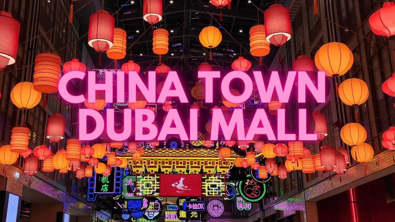 China Town in Dubai Mall - Walking Tour