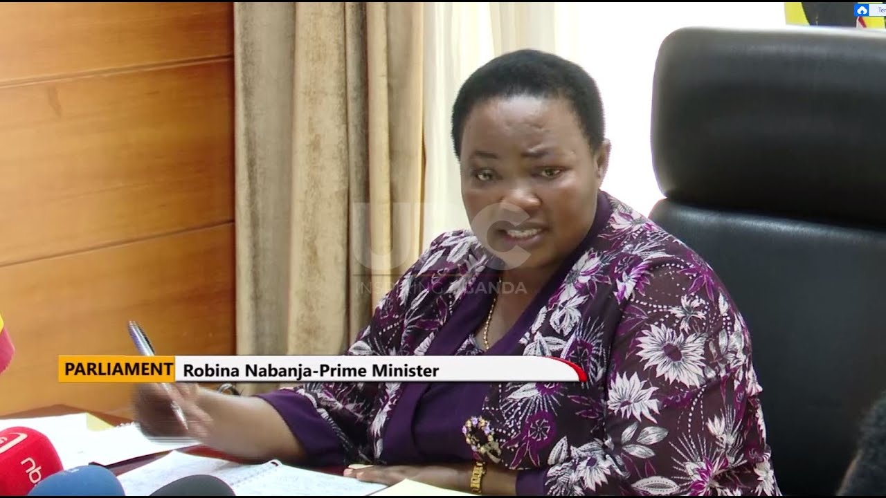 The Prime Minister Robinal Nabbanja denies receiving Iron sheets before Presidential Committee