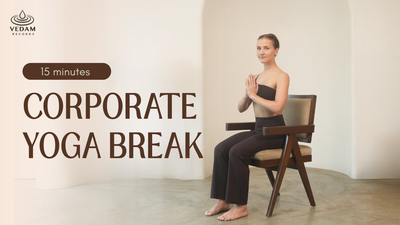 15 Min Corporate Chair Yoga | Desk Yoga for Stress Relief & Mobility