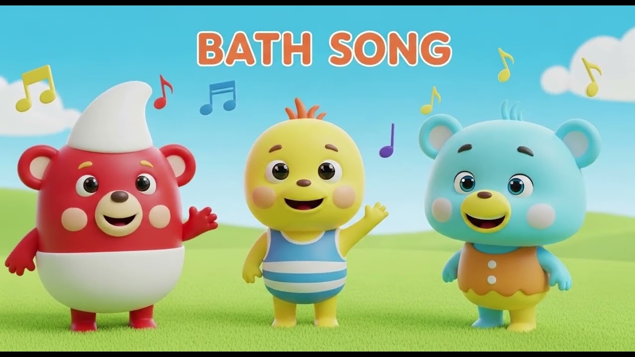 Bath song | Nursery Rhymes for Kids | Fun Learning Songs | Kids Melody