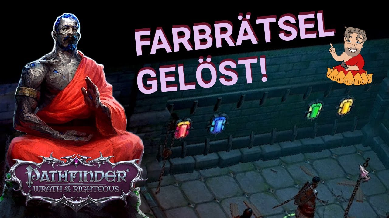 Farbrätsel 🔴🔵🟢🟡 im Labyrinth | Paladin-Schwert: Glanz | Guide zu Pathfinder: Wrath of the Righteus