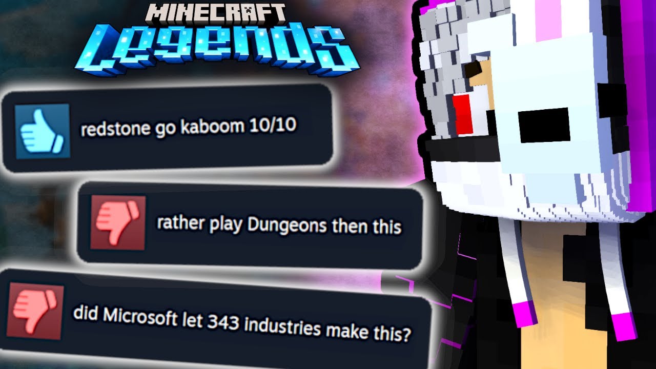Przez RECENZJE MINECRAFT LEGENDS straciłem 10IQ