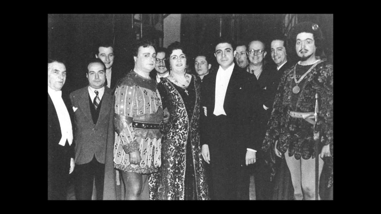 Verdi - Il Trovatore - Deserto sulla terra ... Di geleso amor - Gigli, Caniglia, Guichandut (1948)