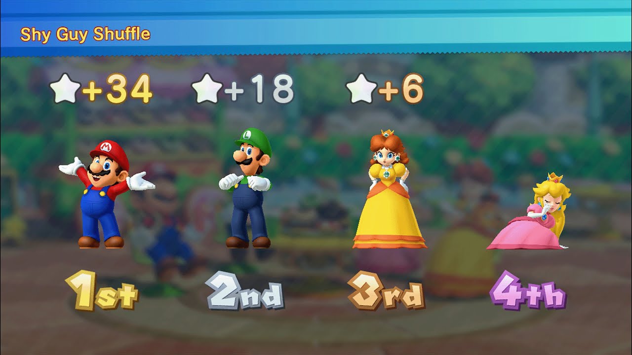 Mario Party 10 - Mario, Peach, Luigi, Daisy - Airship Central