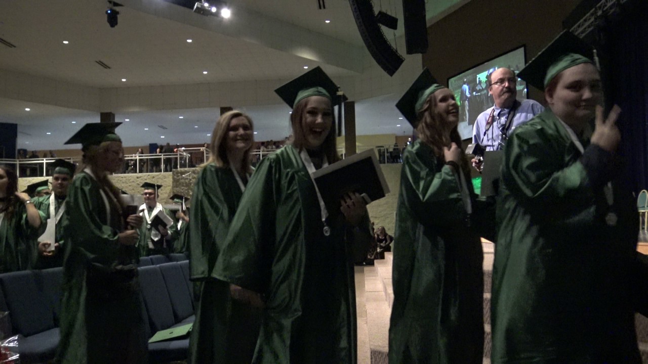 2017 Gulf  High School Graduation - Turn Your Tassels, Graduates Recess