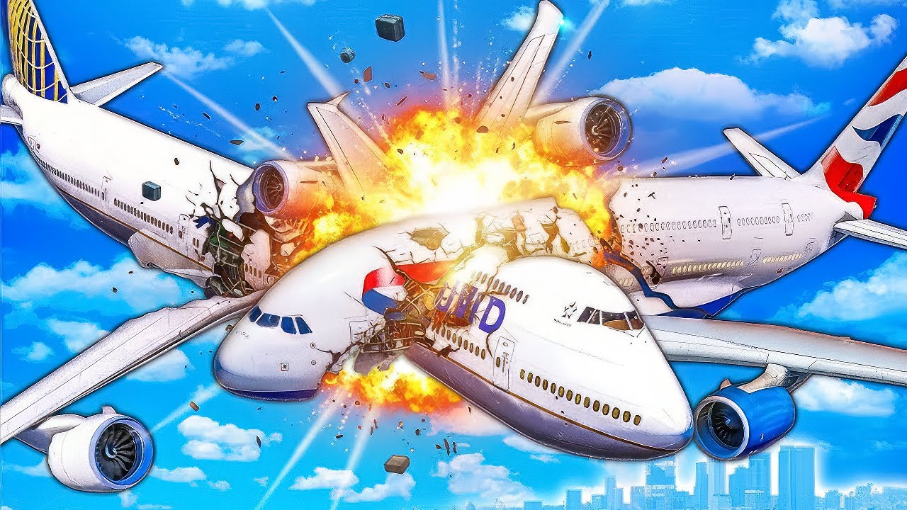 747 CRASHES into A380 Mid-Air… Who SURVIVES? (GTA 5)