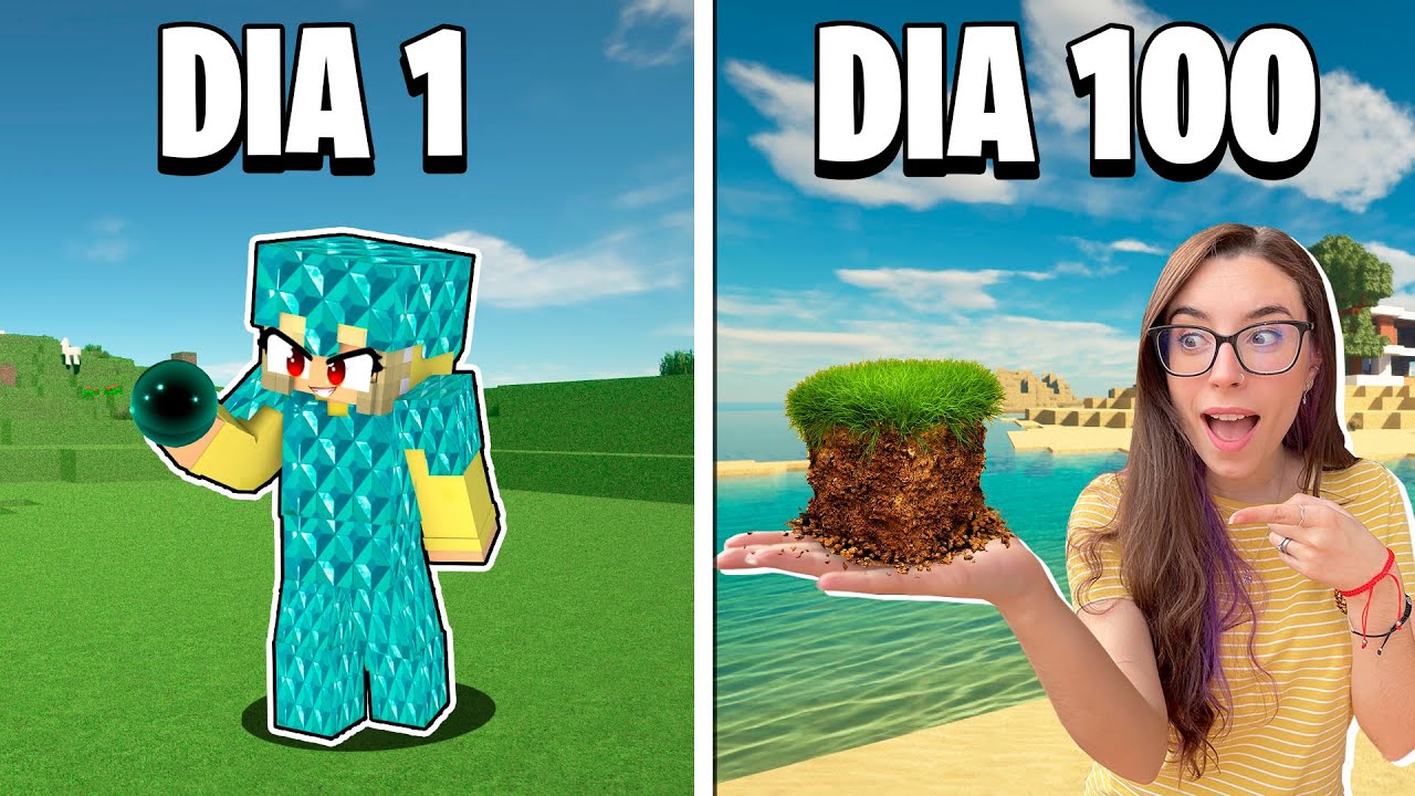 SOBREVIV&Iacute; 100 D&Iacute;AS EN MINECRAFT REALISTA