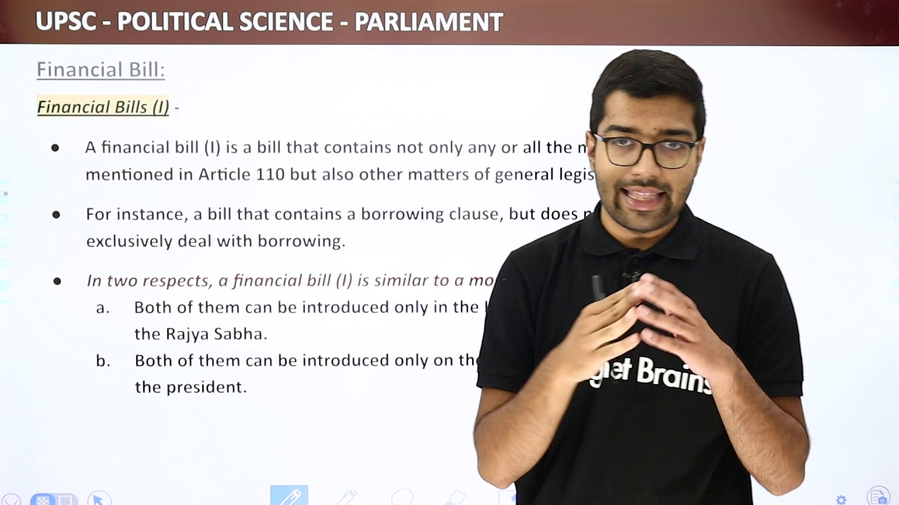 Financial Bill 1 and 2 | Difference Between Financial Bill 1 and 2 | Financial Bill 1 and 2 UPSC