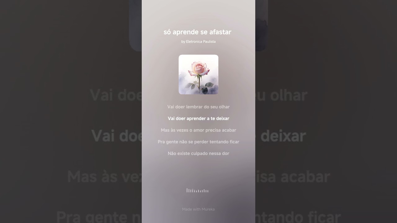 Só aprende se afastar 