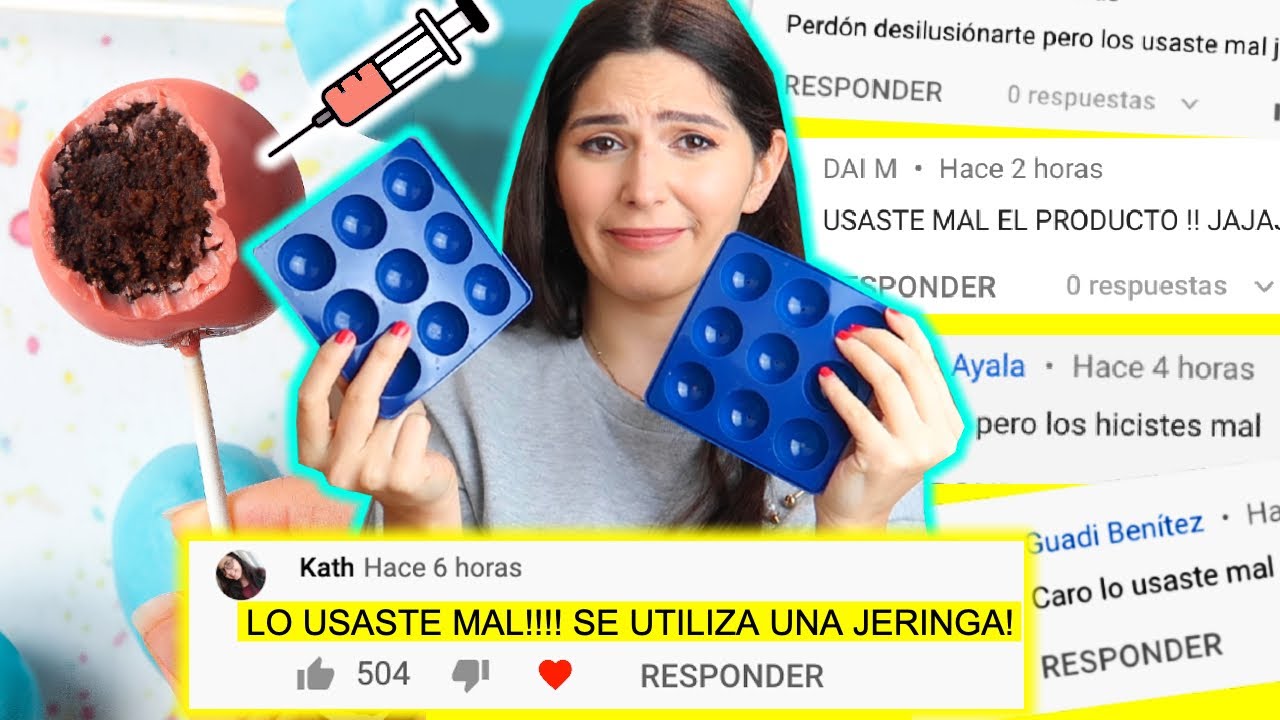 DESMINTIENDO LAS CRITICAS DE MIS SEGUIDORES..TENDRAN RAZON? CAKEPOPS! Caro Trippar