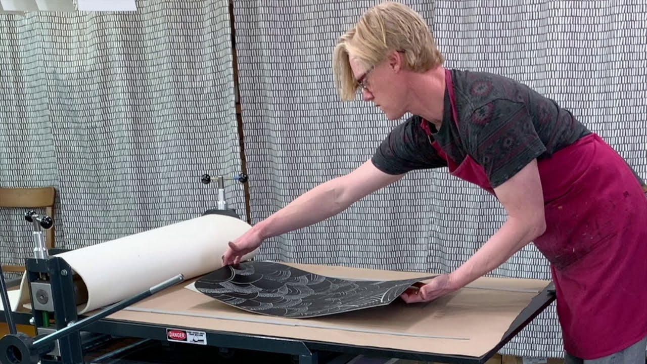 The Linoleum Block Printing Process
