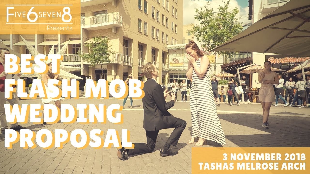 Best Flash Mob Wedding Proposal - Marvin Gaye / Can't Stop The Feeling / Marry You Final