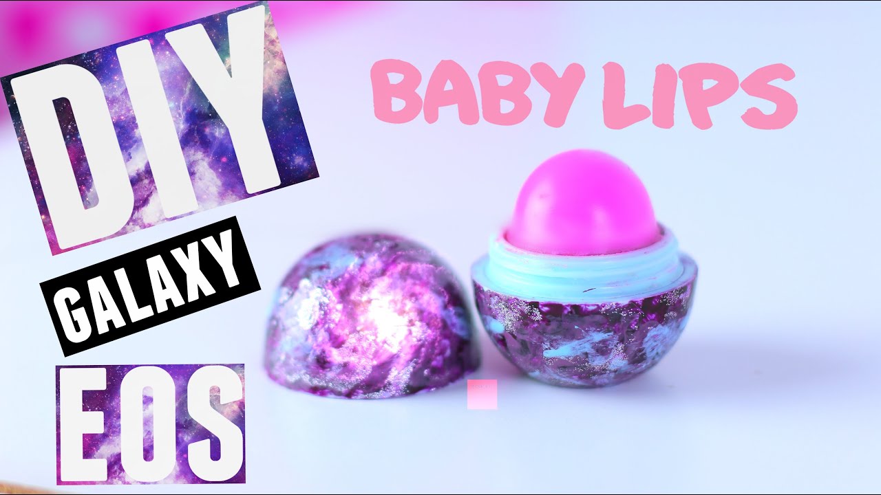 DIY GALAXY EOS LIP BALM with BABY LIPS - PINK PUNCH | Tutorial | Wendiness Lu