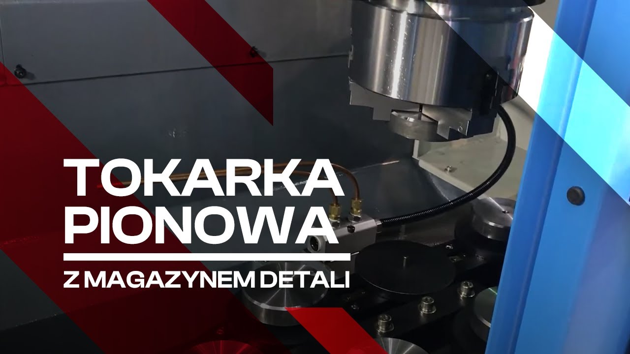 Tokarka pionowa z magazynem detali - Richo Polska