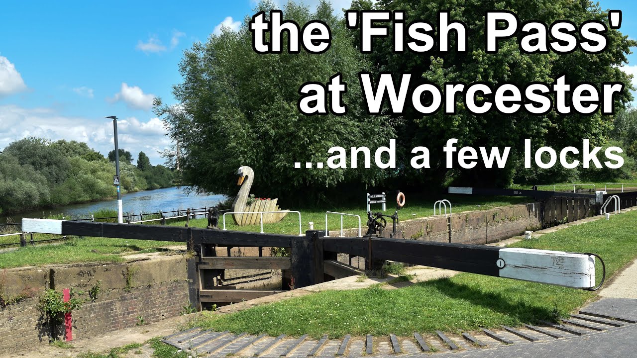 Fish Pass at Worcester. Locks on the River Severn and Worcester & Birmingham Canal