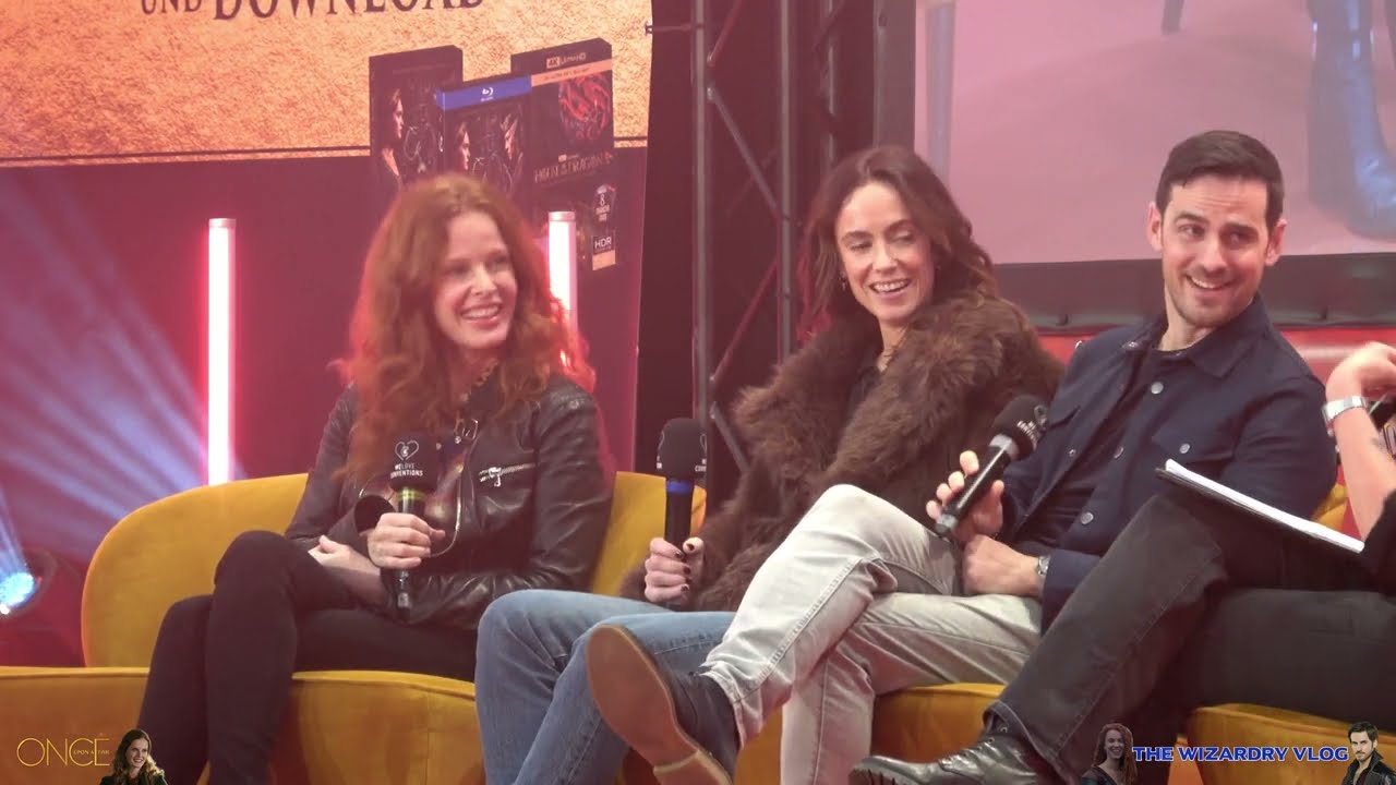 Once Upon a Time Cast Panel: Rebecca Mader, Amy Manson & Colin O'Donoghue | GCC Dortmund | 7-12-2024