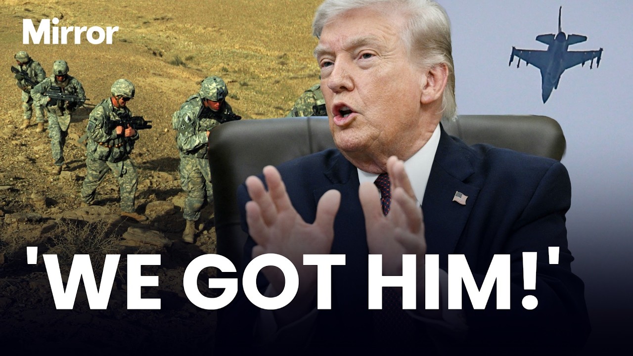 'WE GOT HIM!' |  US rescues missing pilot whose F-15 fighter jet was downed in Iran
