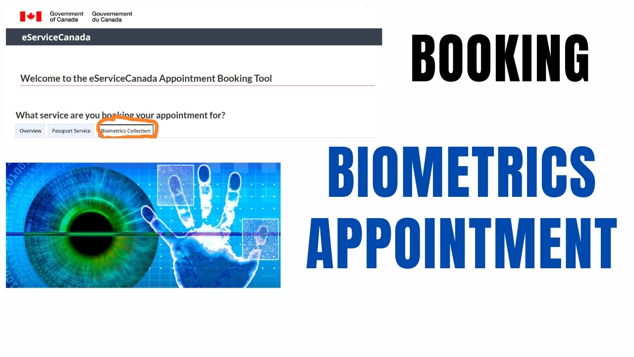 CANADA BIOMETRICS- Booking Appointment for Immigration Pathway