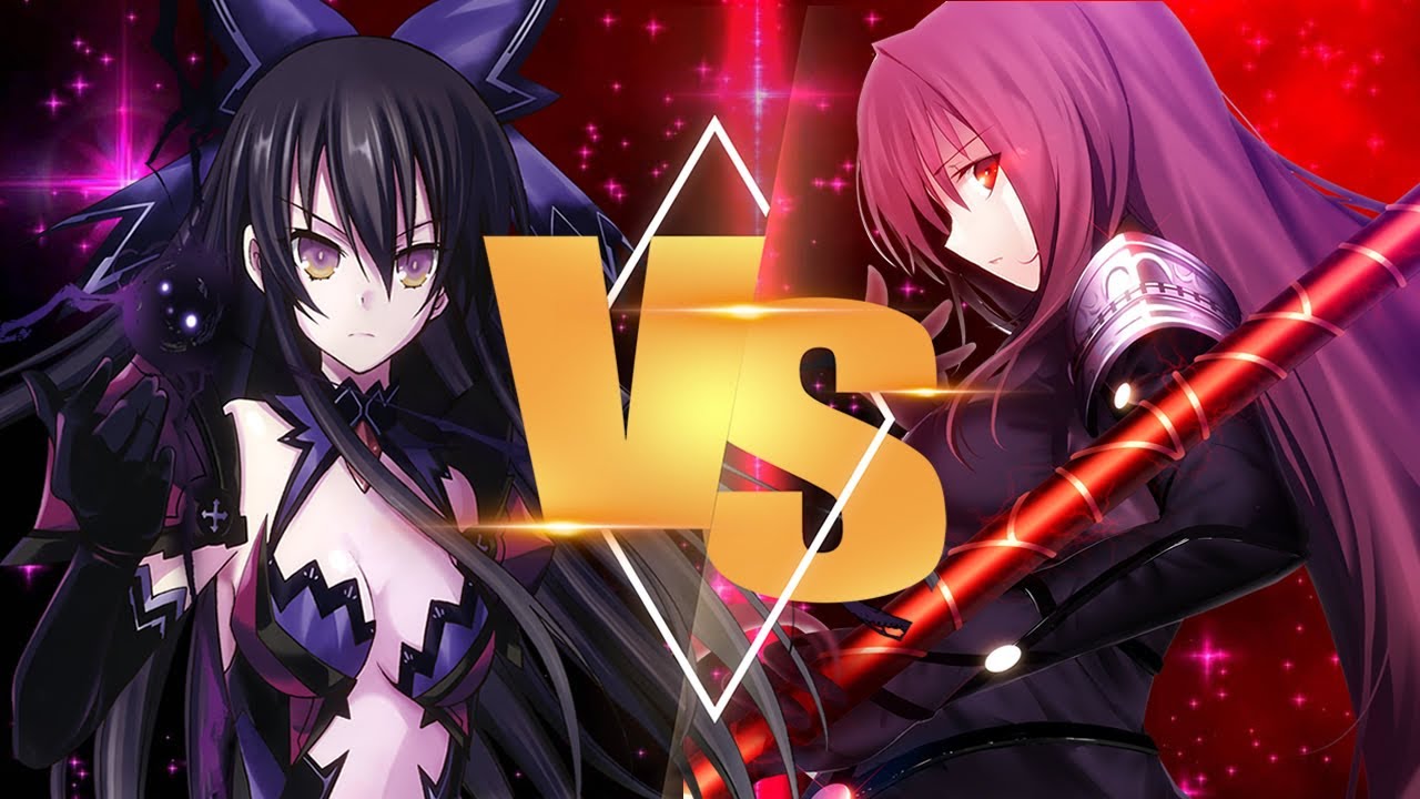 Black Princess Tohka Vs Scathach (Sprite Animation) (Date A Live X Fate/Grand Order)