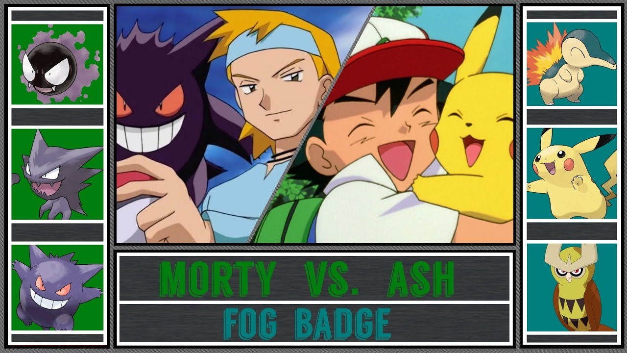 Ash vs. Morty (Pokémon Sun/Moon) -  Ecruteak Gym/Fog Badge - Johto Gym Battle