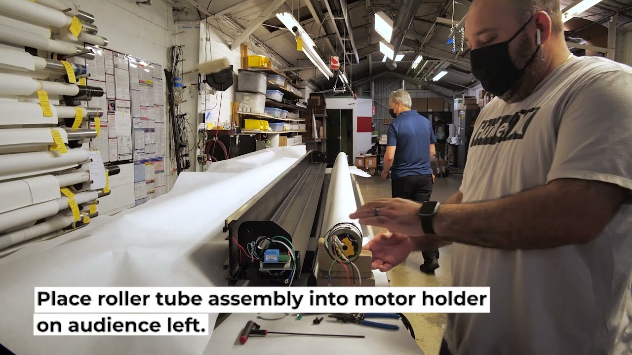 Replacing Luxus G2 Roller Tube (RTAS) 110V - Stewart Filmscreen