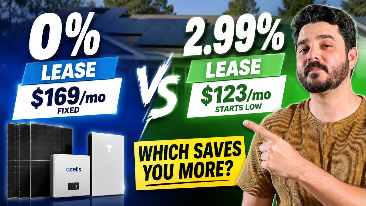 0% vs 2.99% Solar Lease | Which One Actually Saves You More?
