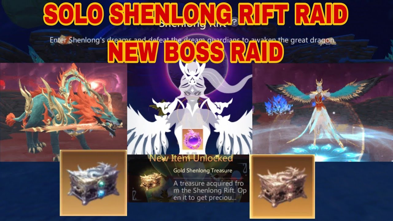 SOLO SHENLONG RIFT RAID // NEW BOSS RAID // NEW UPDATE // UTOPIA ORIGIN