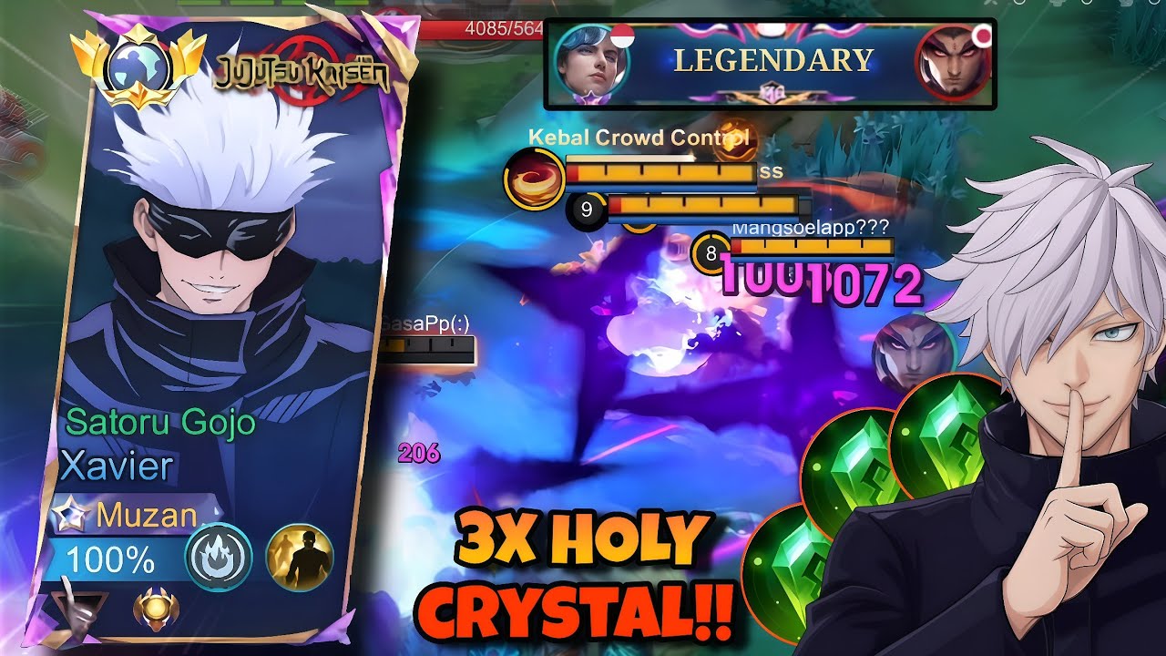 PALING S4DIS!! XAVIER 3 HOLY CRYSTAL ONE HIT DAMAGE? |BUILD & EMBLEM XAVIER TERSAKIT VERSI 2025|MLBB