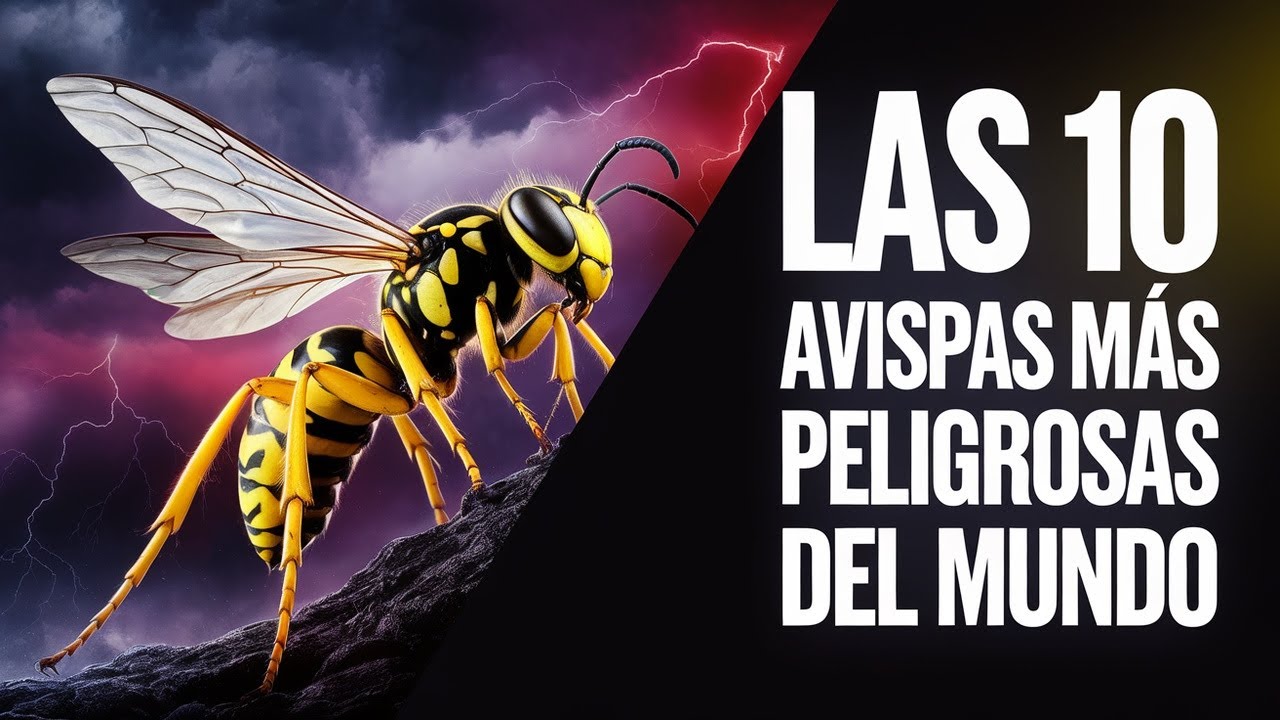 Las 10 Avispa M&aacute;s PELIGROSAS  - La Avispa Soror No Es La N&uacute;mero #1.
