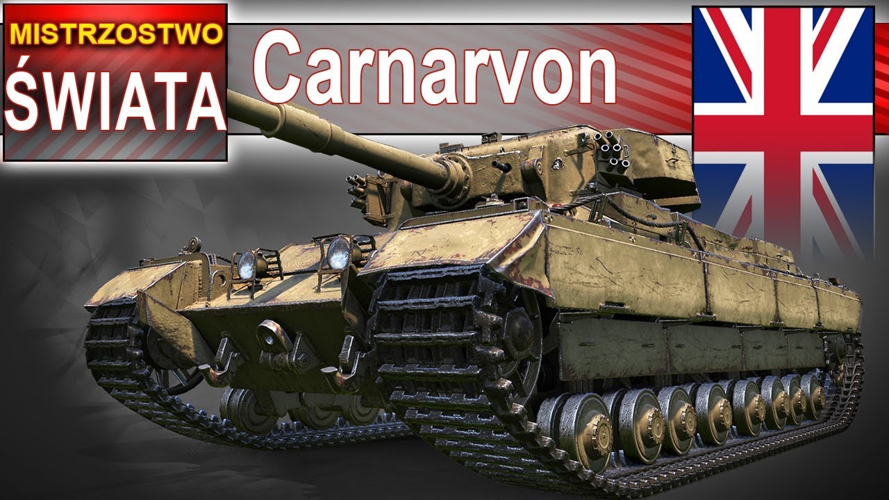 Caernarvon - mistrzostwo na 10 bez golda? - World of Tanks