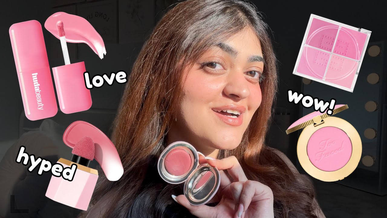 Ranking ALL my blushes 💕 25+ powder, cream, liquid blushes