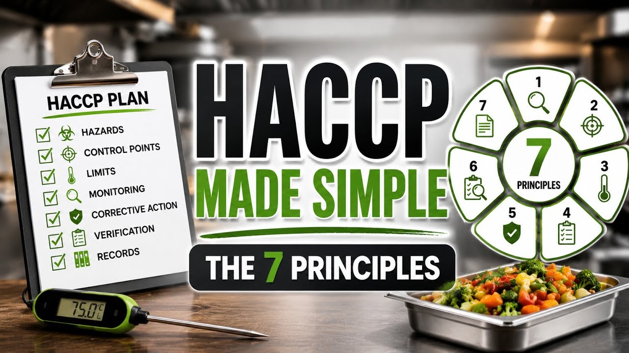 What Are the 7 Principles of HACCP and Why Do They Matter? Food Safety Training #HACCP #FoodSafety