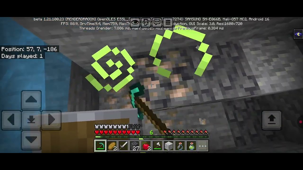 Pt1 goal collect daimond goal2 ? Pt2 me para calega #minecraft 