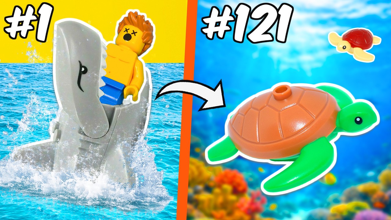Я построил аквариум из LEGO