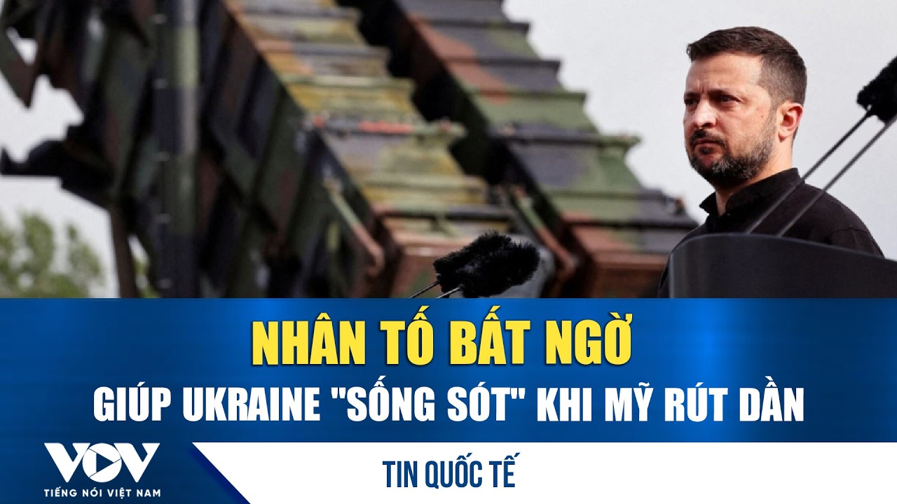 Nhân tố bất ngờ “cứu nguy” cho Ukraine khi viện trợ Mỹ xuống thấp nhất | VOV