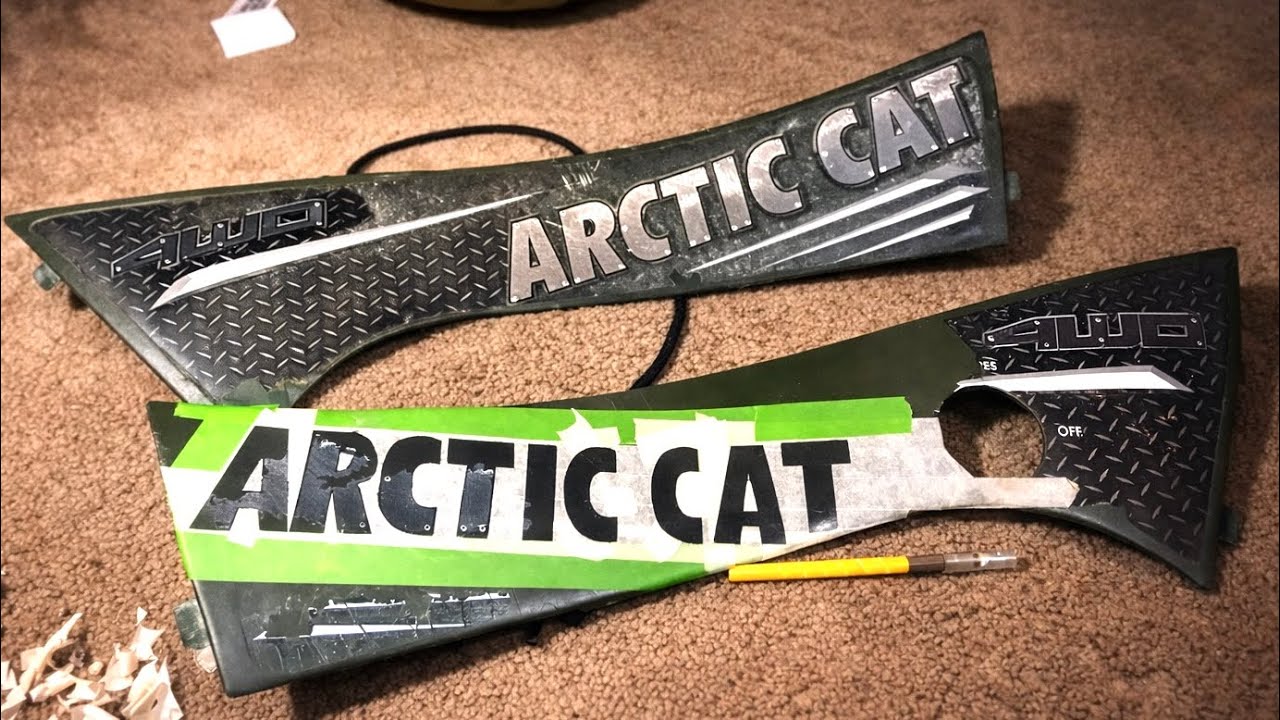 Repainting a Faded ATV Decal/Sticker