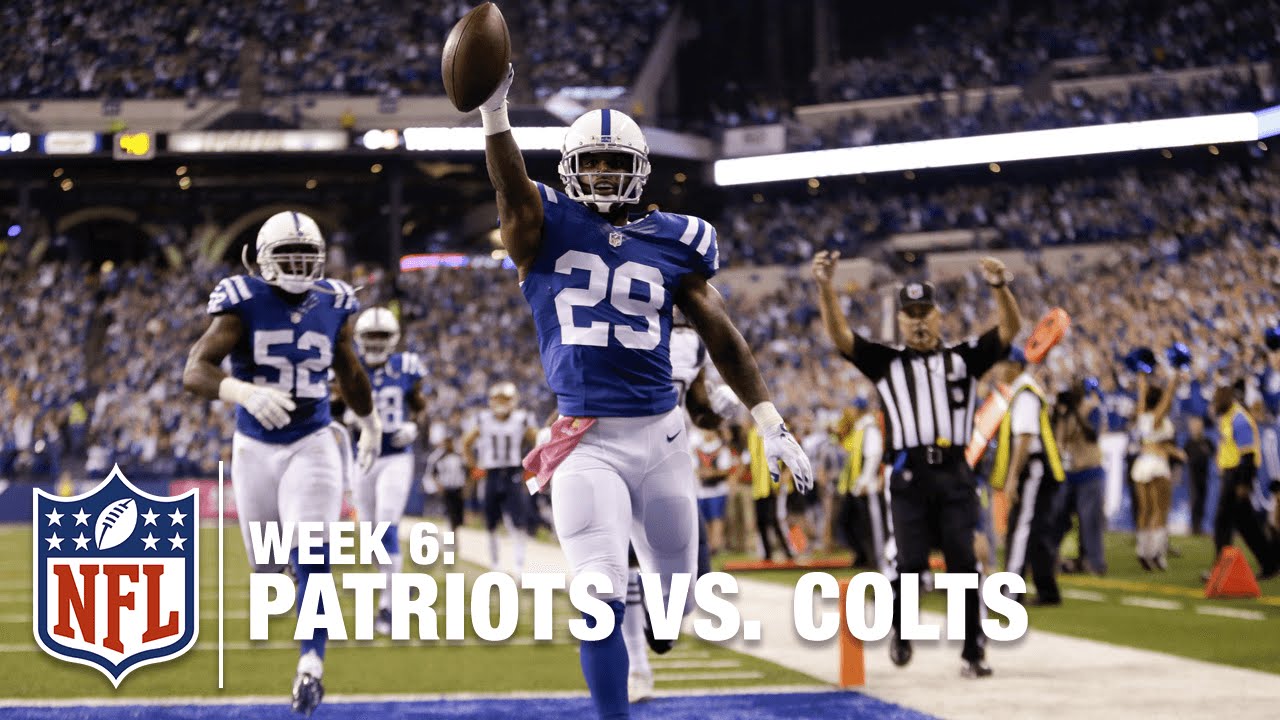 Mike Adams Pick Six on a Tom Brady Pass | Patriots vs. Colts | NFL